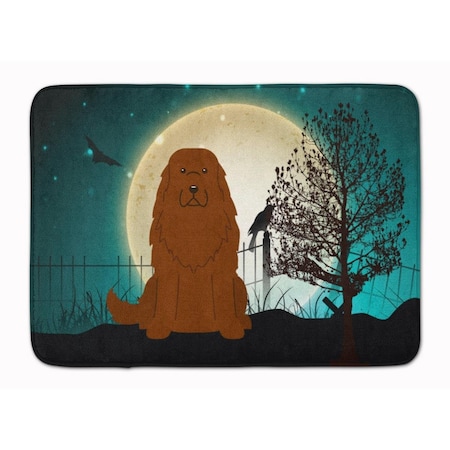 Carolines Treasures Halloween Scary Caucasian Shepherd Dog Machine Washable Memory Foam Mat BB2240RUG